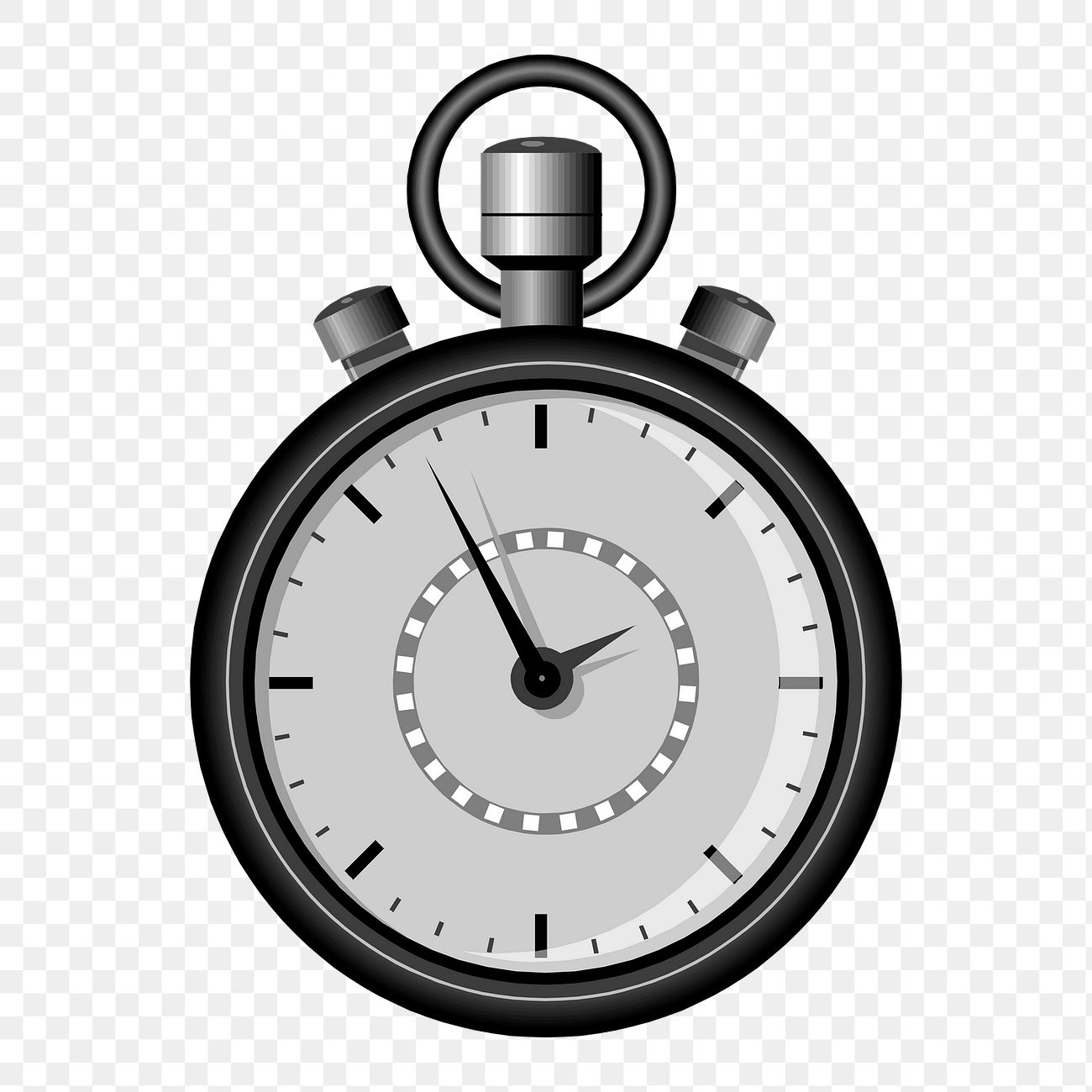 Stopwatch png sticker, transparent background